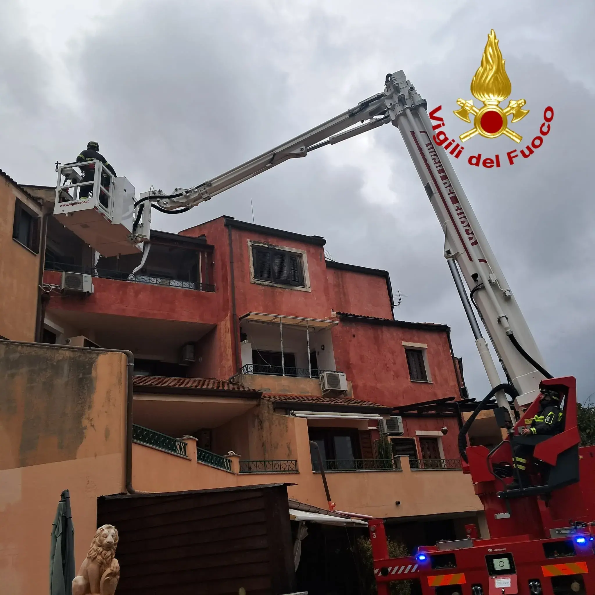 Maltempo in Gallura: oltre 100 interventi dei Vigili del Fuoco