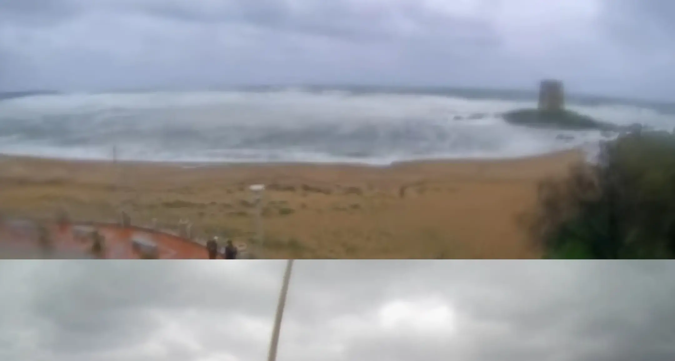 Mareggiata violenta in Ogliastra, spiagge sommerse