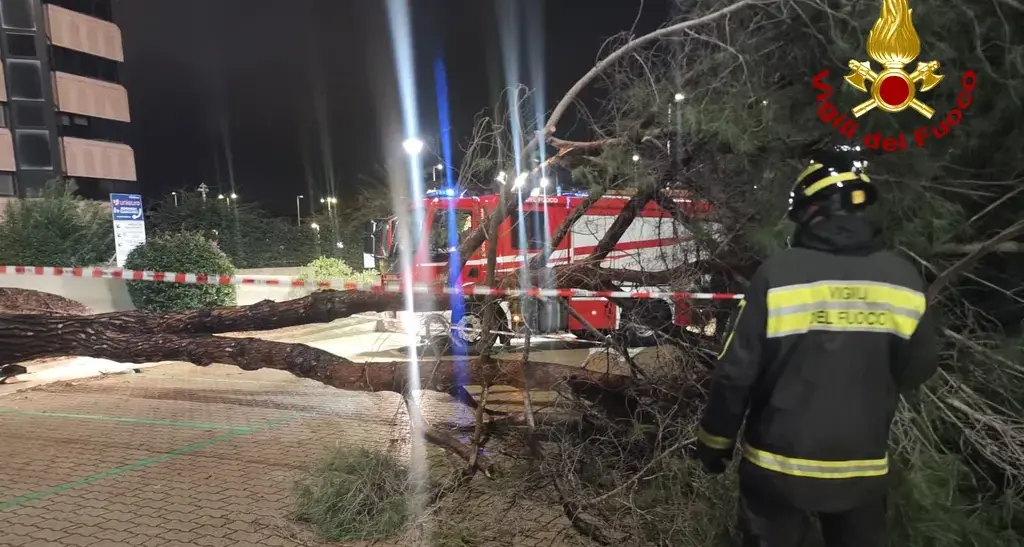 Ciclone Harry: oltre 300 interventi dei Vigili del Fuoco in Sardegna