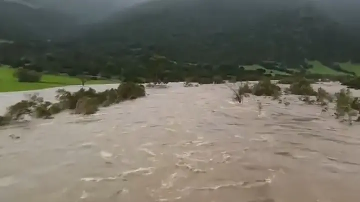 Ballao. Maltempo, corsi d’acqua sotto osservazione, il Riu Stanali vicino alla soglia rossa 