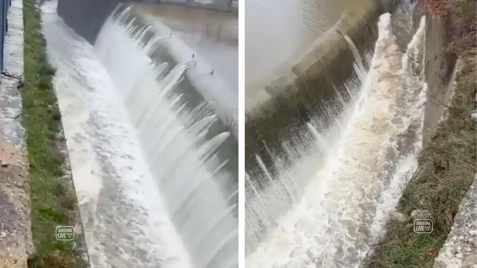 Fonni. Maltempo e rischio idrogeologico: aperto lo scarico della diga di Govossai | IL VIDEO