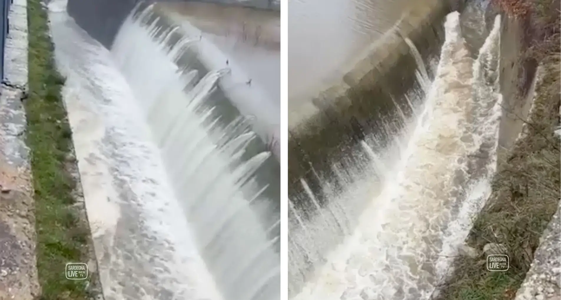 Fonni. Maltempo e rischio idrogeologico: aperto lo scarico della diga di Govossai | IL VIDEO