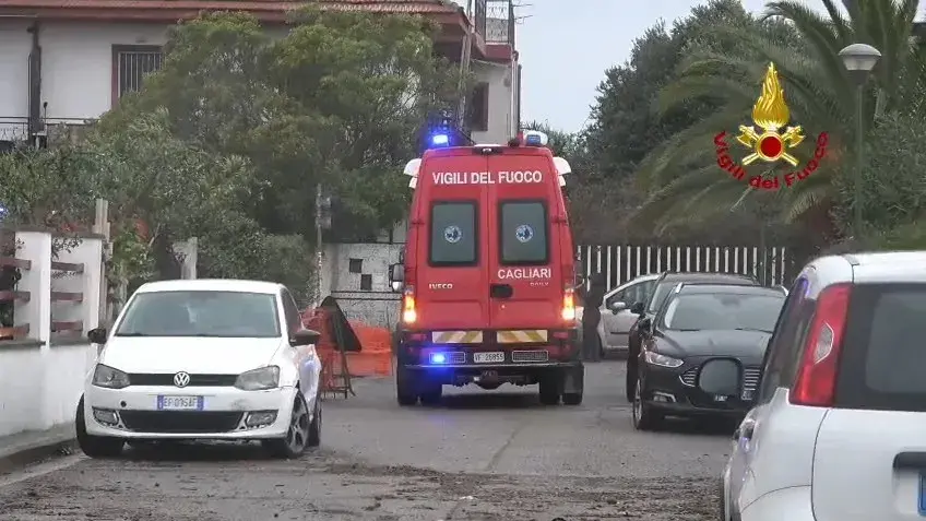 Piogge e allagamenti in Sardegna, maxi-dispositivo dei Vigili del fuoco