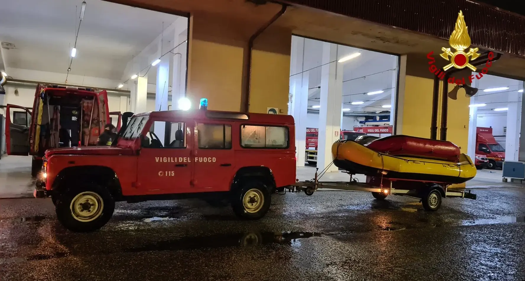 Piogge e allagamenti in Sardegna, maxi-dispositivo dei Vigili del fuoco