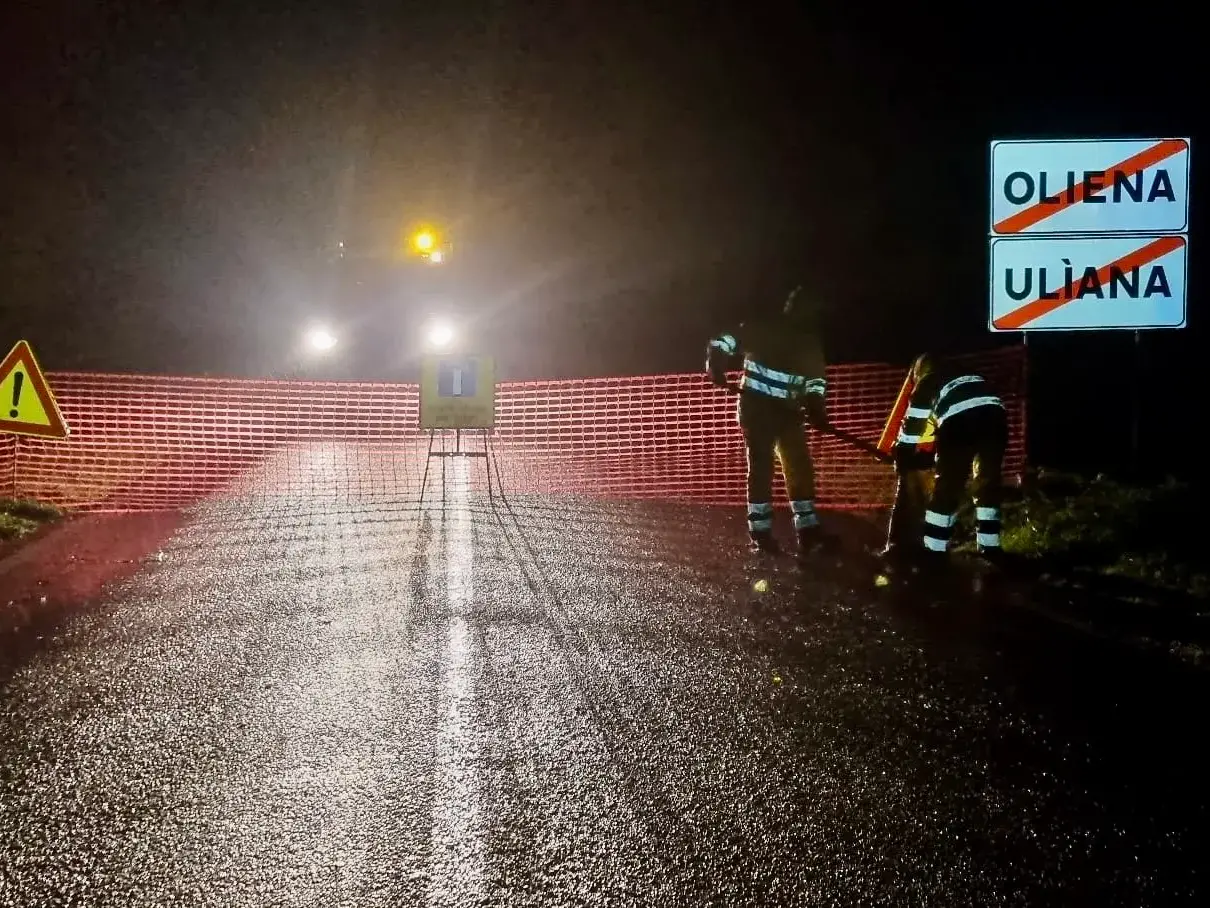 Maltempo. Pioggia e frane nel Nuorese: ecco le strade provinciali chiuse