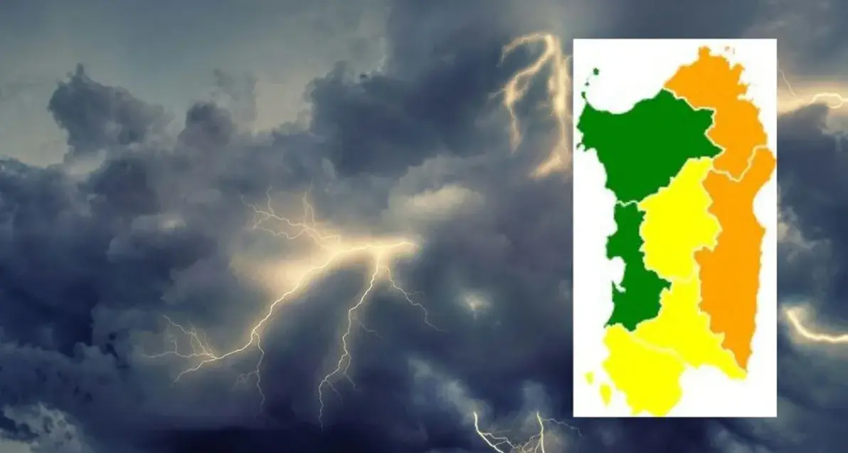 Allerta meteo in Sardegna: codice arancio sul nord-est, giallo altrove