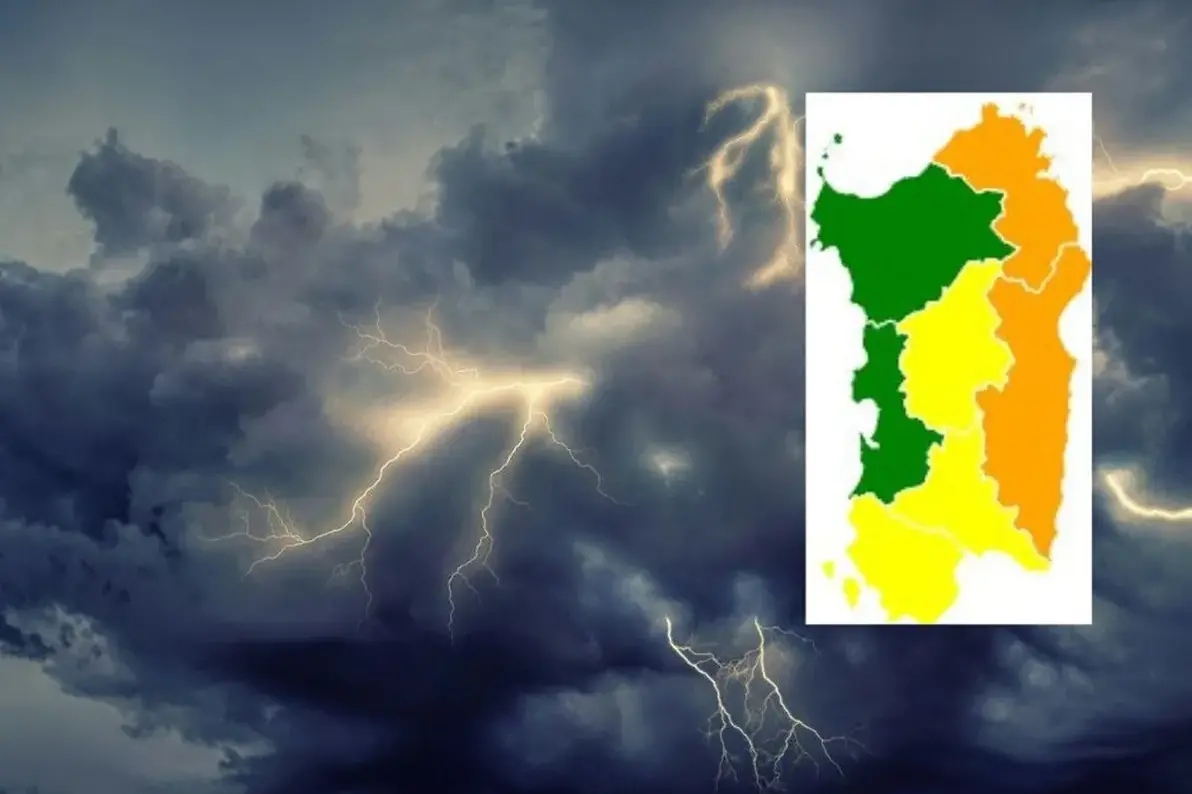 Allerta meteo in Sardegna: codice arancio sul nord-est, giallo altrove