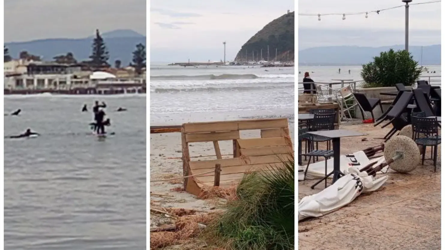 Allerta declassata in Sardegna: scuole pronte a riaprire, Poetto tra surf, jogging e danni