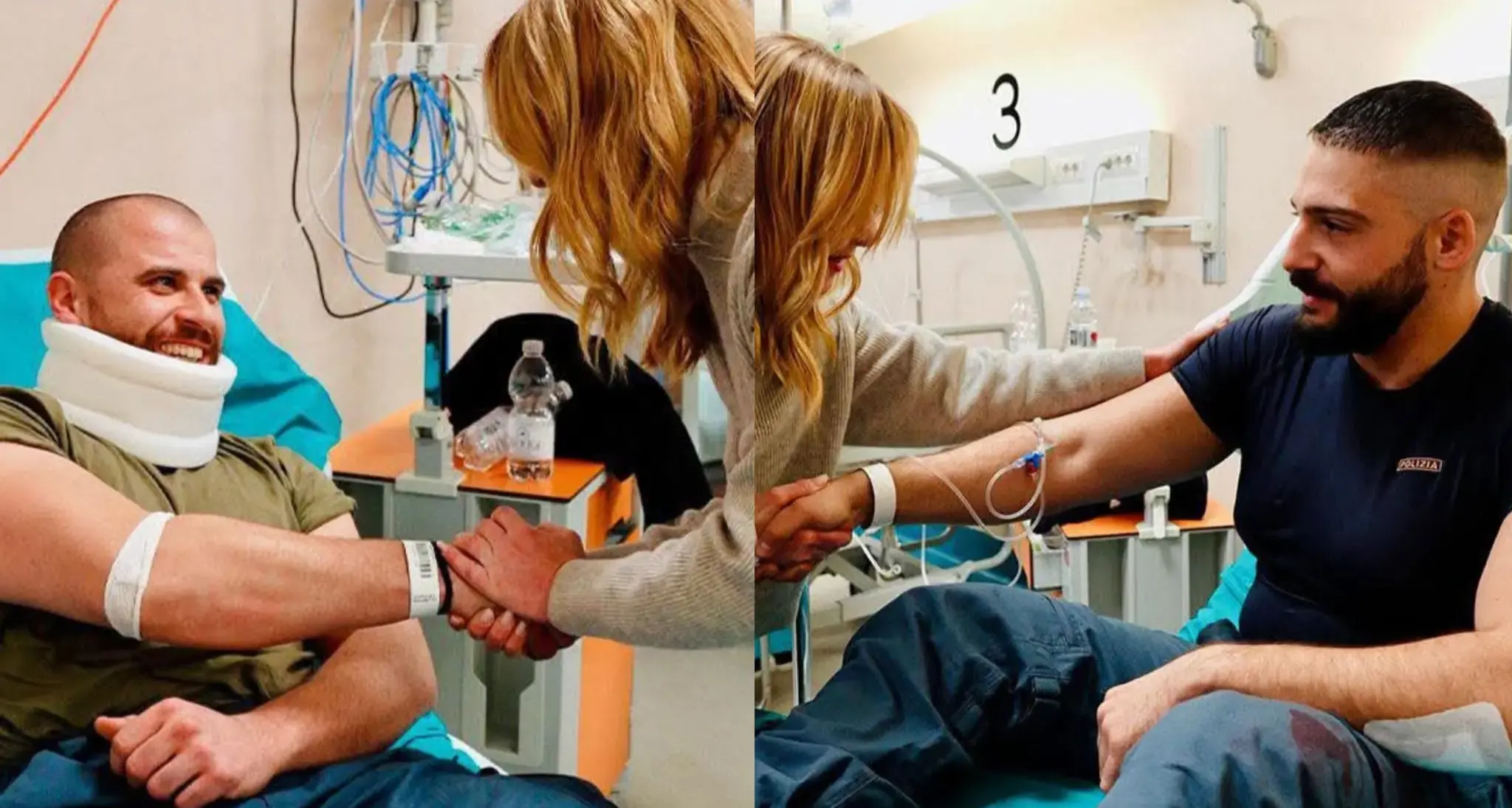 Meloni in visita agli agenti feriti negli scontri a Torino: \"Ripristineremo le regole\"