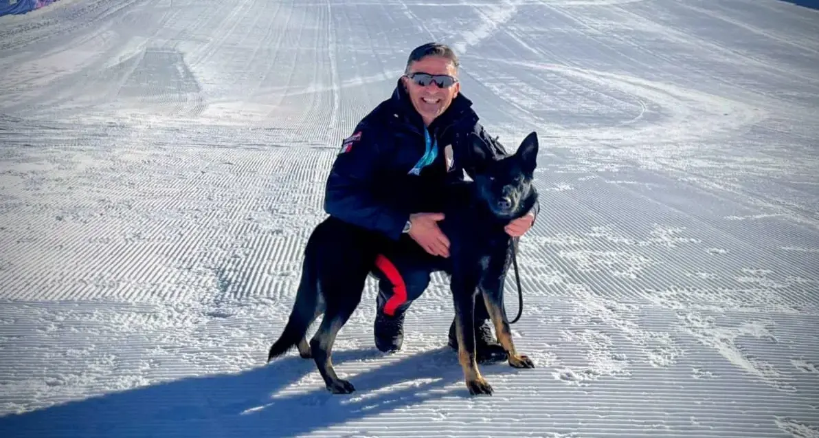 Olimpiadi Milano-Cortina: l’unità cinofila di Cagliari a Bormio per la sicurezza sulle piste
