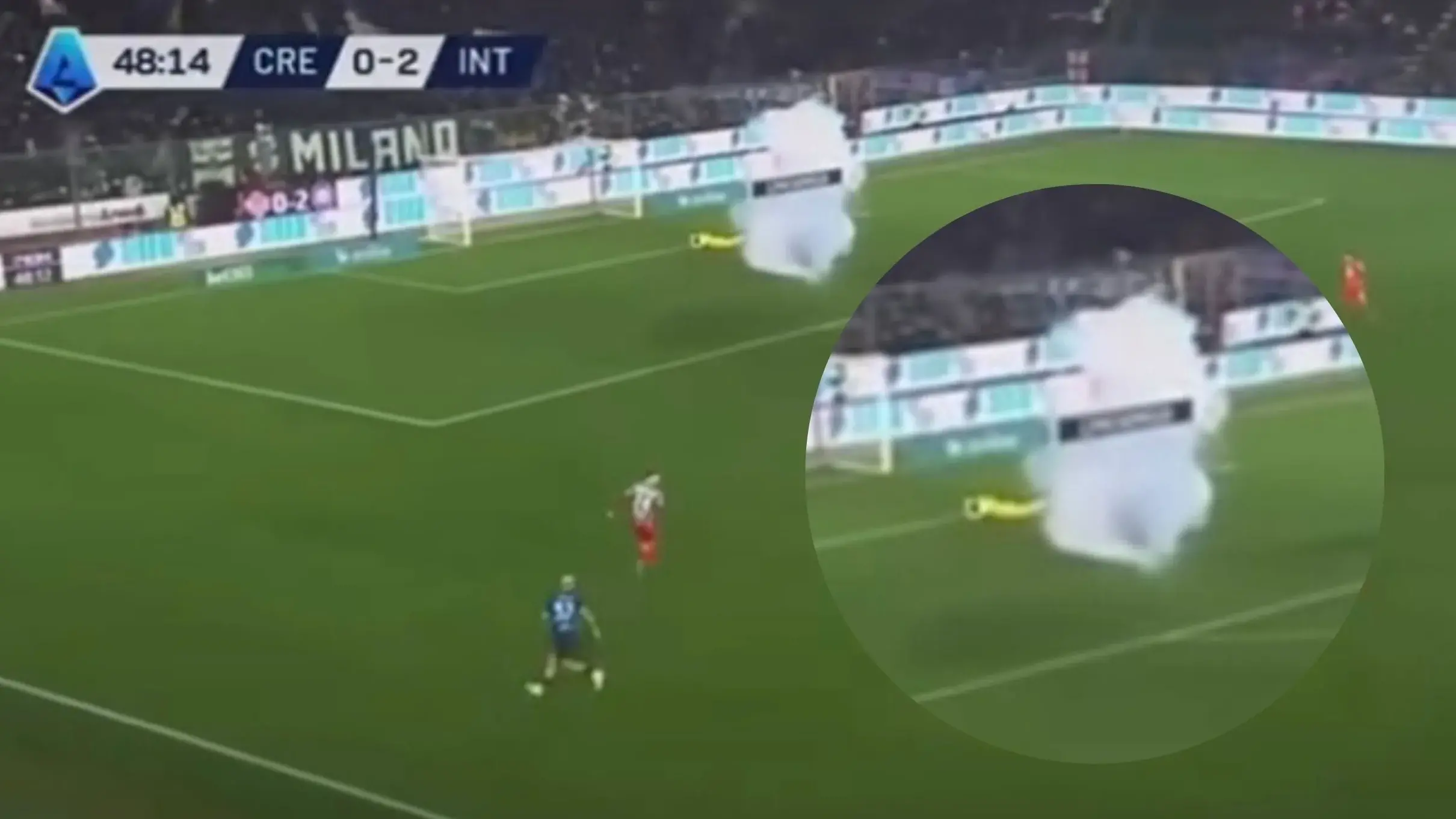 Petardo lanciato contro il portiere Audero: tifoso dell’Inter riporta gravi lesioni alle dita