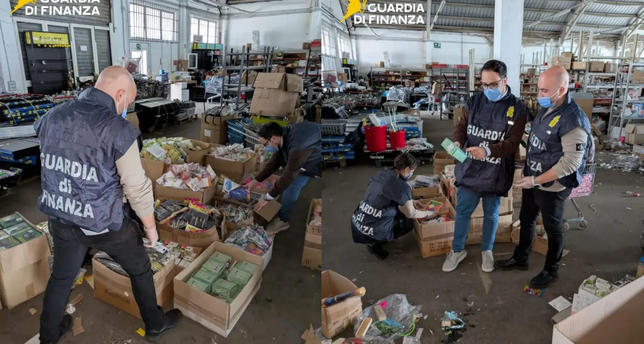 Maxi sequestro a Sassari: oltre 17mila prodotti pericolosi, molti erano giocattoli