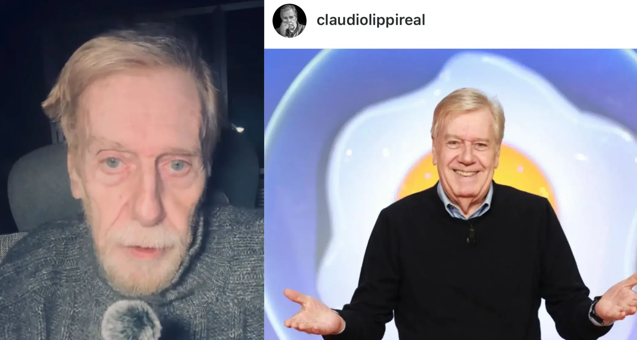Claudio Lippi: “Sono vivo”, e torna a parlare. Cita Corona: “La tv? Dietro ci sono i circolini”