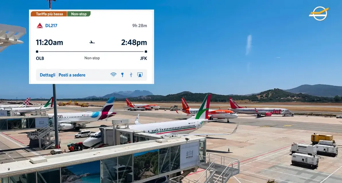 Biglietti in vendita: il volo diretto Olbia – New York si prepara al decollo