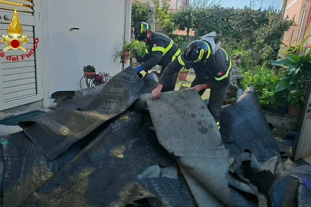 Nuorese e Ogliastra, Vigili del Fuoco in azione per 110 interventi a causa del forte vento
