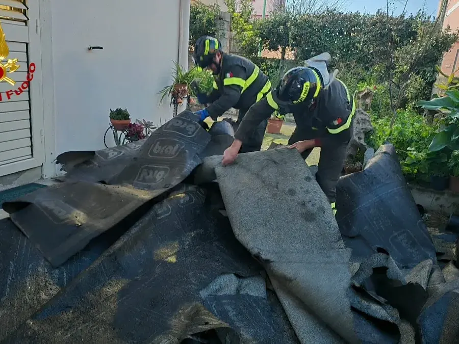 Nuorese e Ogliastra, Vigili del Fuoco in azione per 110 interventi a causa del forte vento