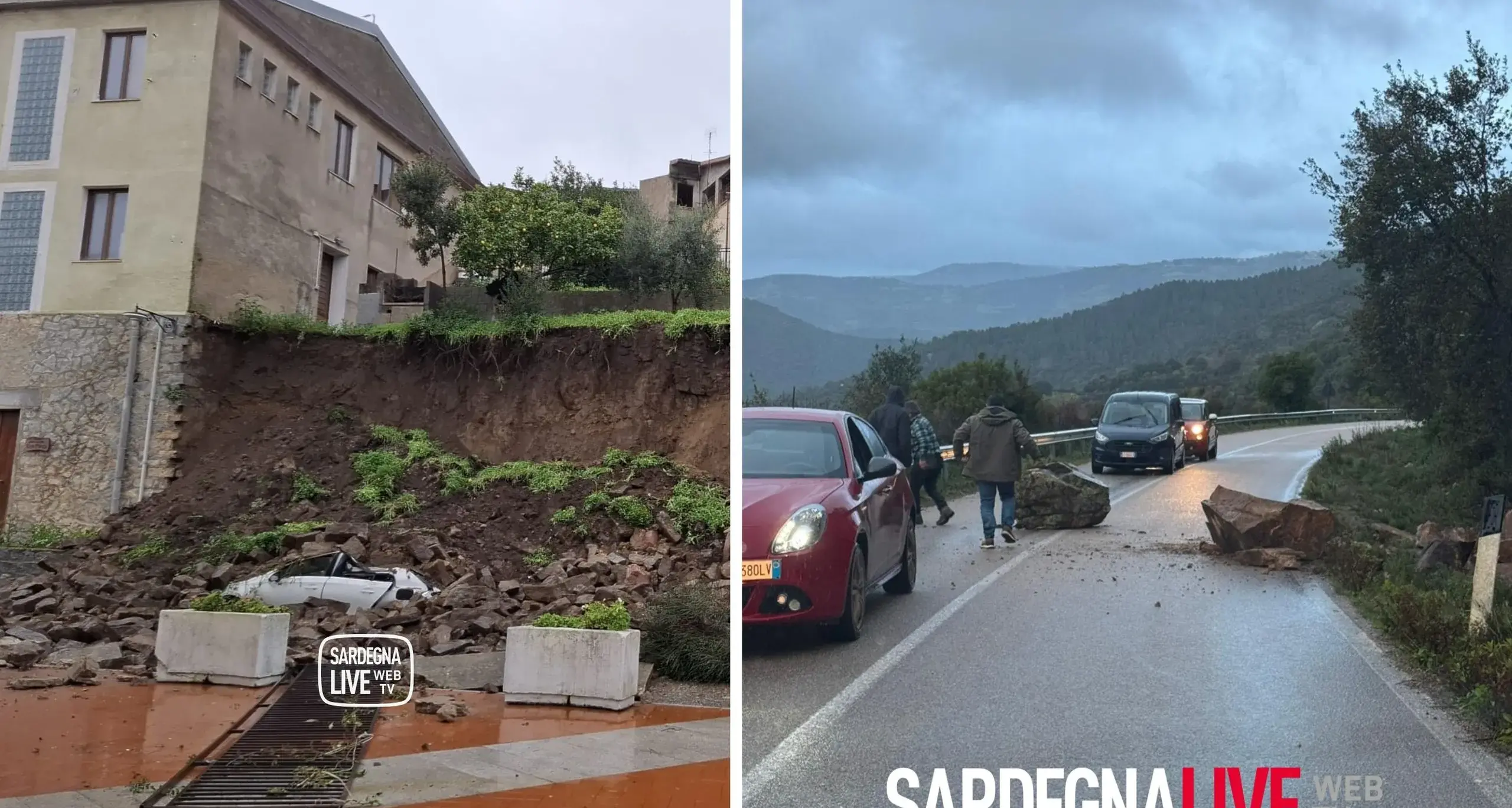 La Sardegna sferzata dal Maestrale: frane, crolli e mare in tempesta: gli aggiornamenti