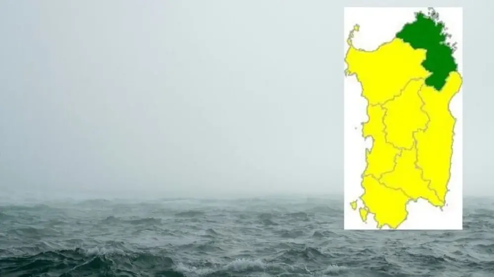 Allerta maltempo in Sardegna: codice giallo per piogge e vento