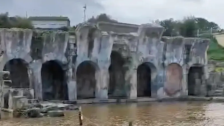 Terme di Fordongianus sommerse dall’acqua