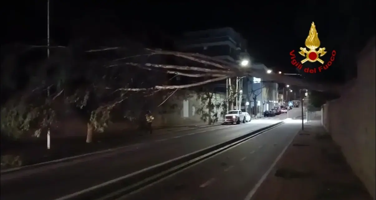 Emergenza vento in Sardegna: oltre 400 interventi dei Vigili del Fuoco. IL VIDEO