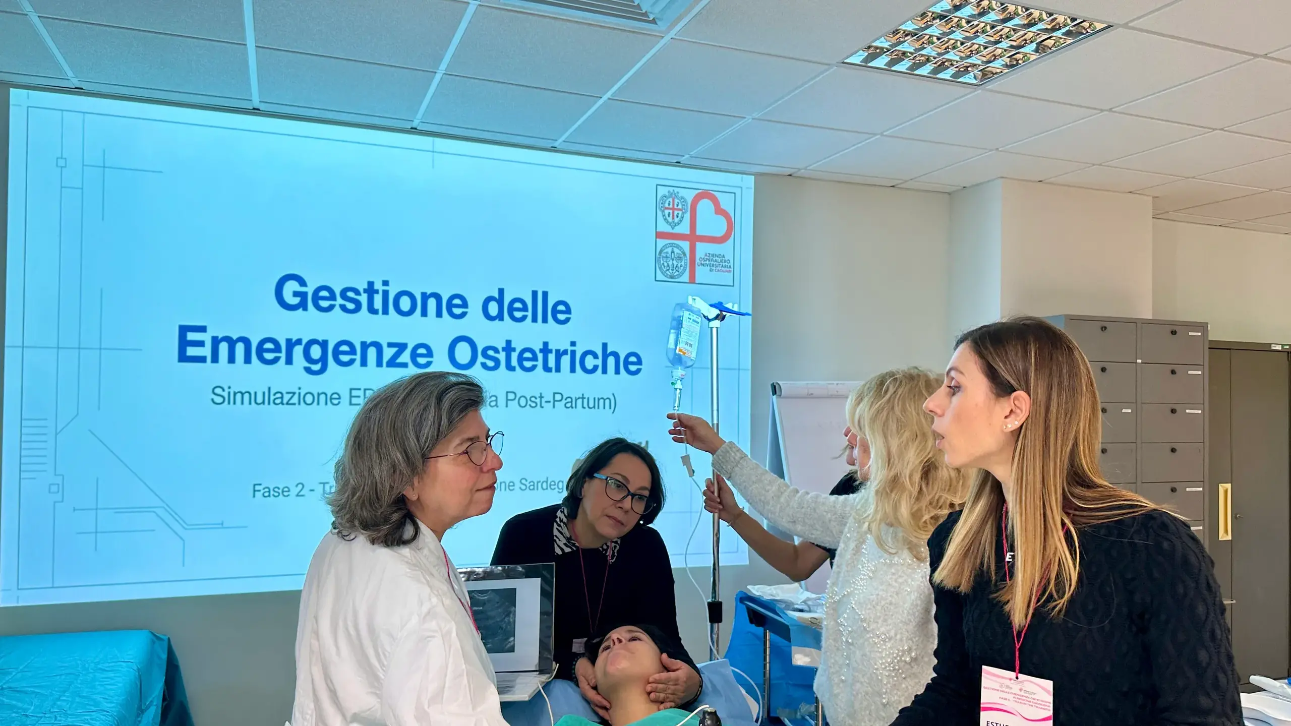 Simulazioni in sala parto: formazione per emergenze ostetriche a Monserrato
