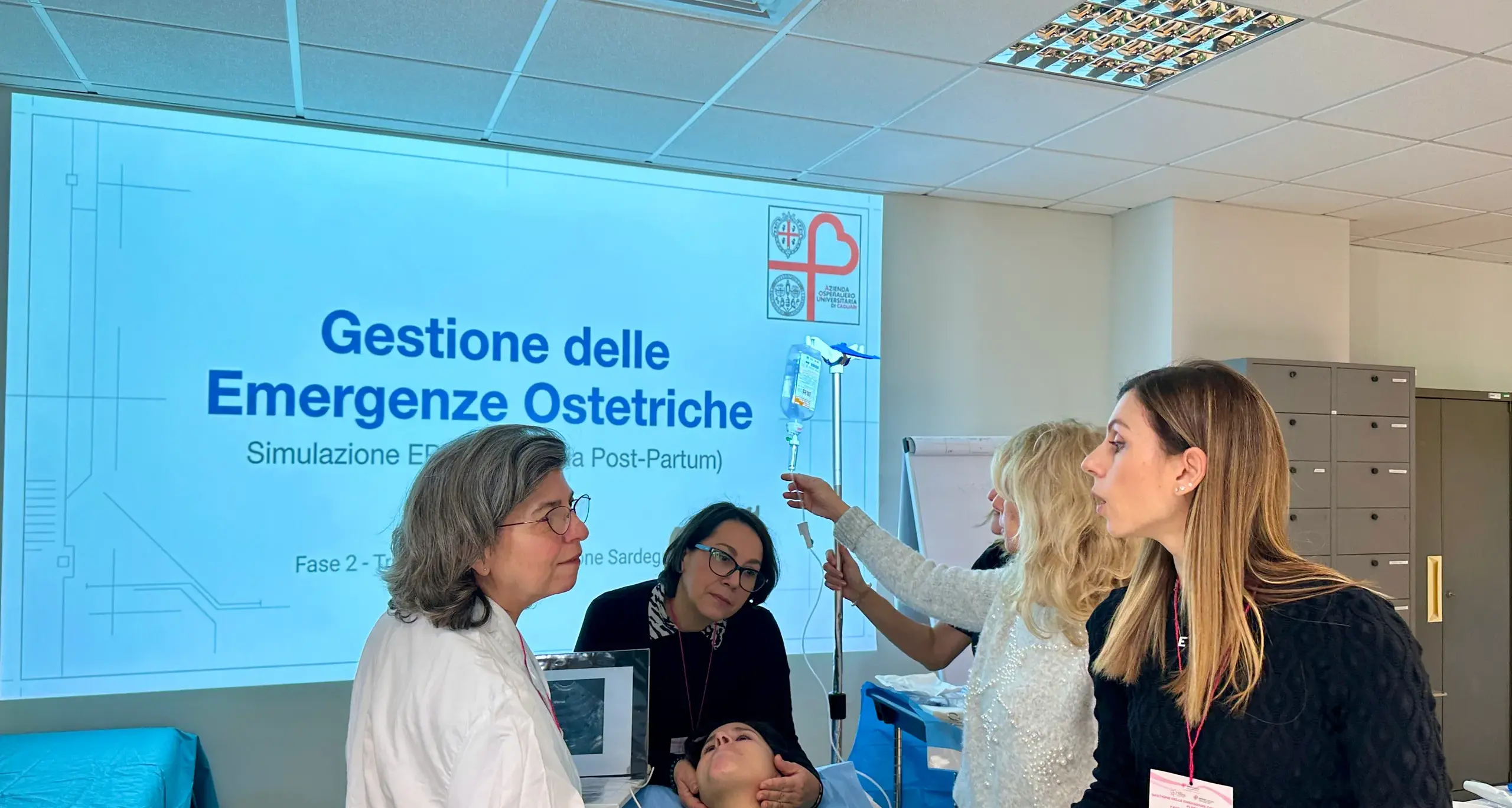 Simulazioni in sala parto: formazione per emergenze ostetriche a Monserrato