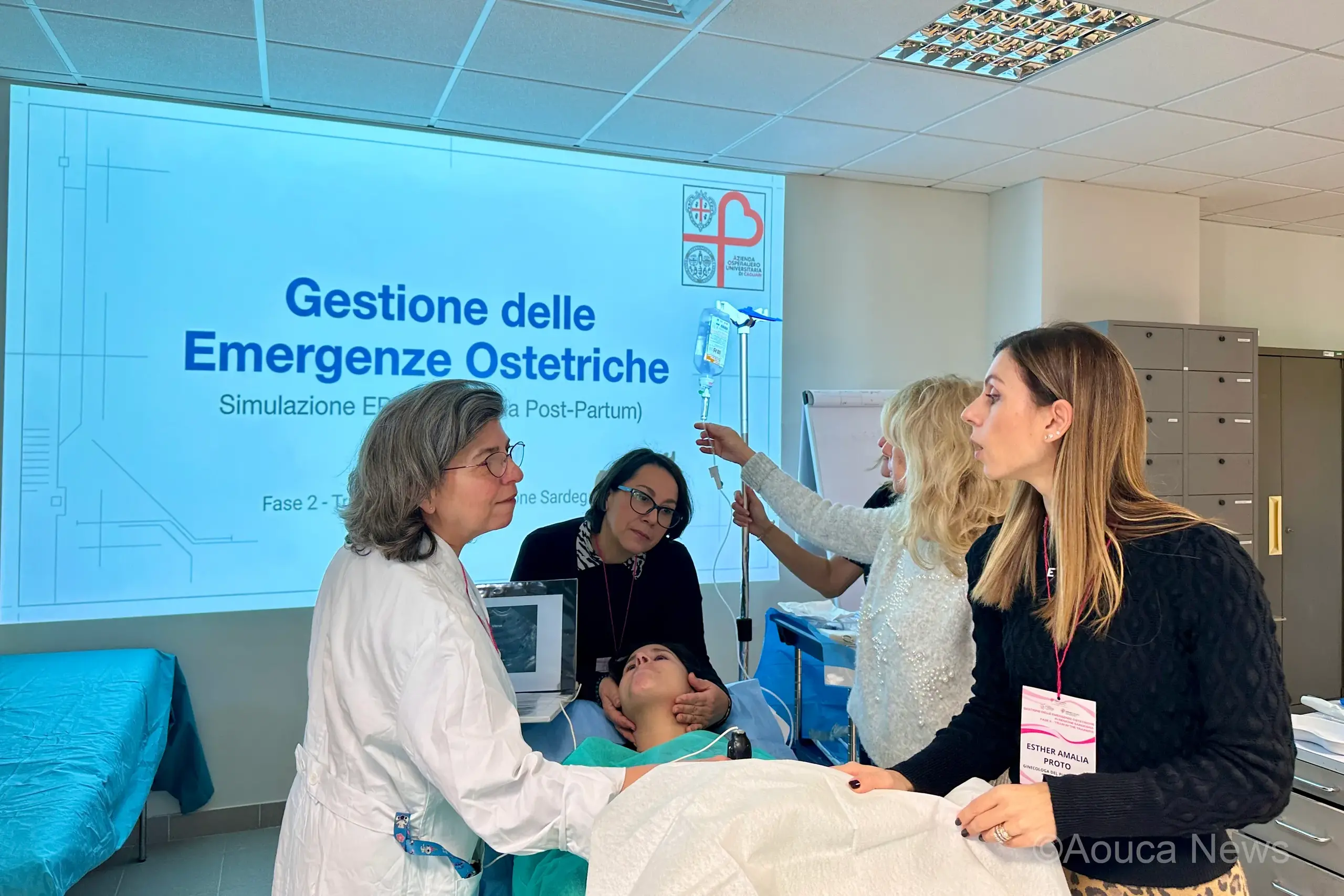 Simulazioni in sala parto: formazione per emergenze ostetriche a Monserrato