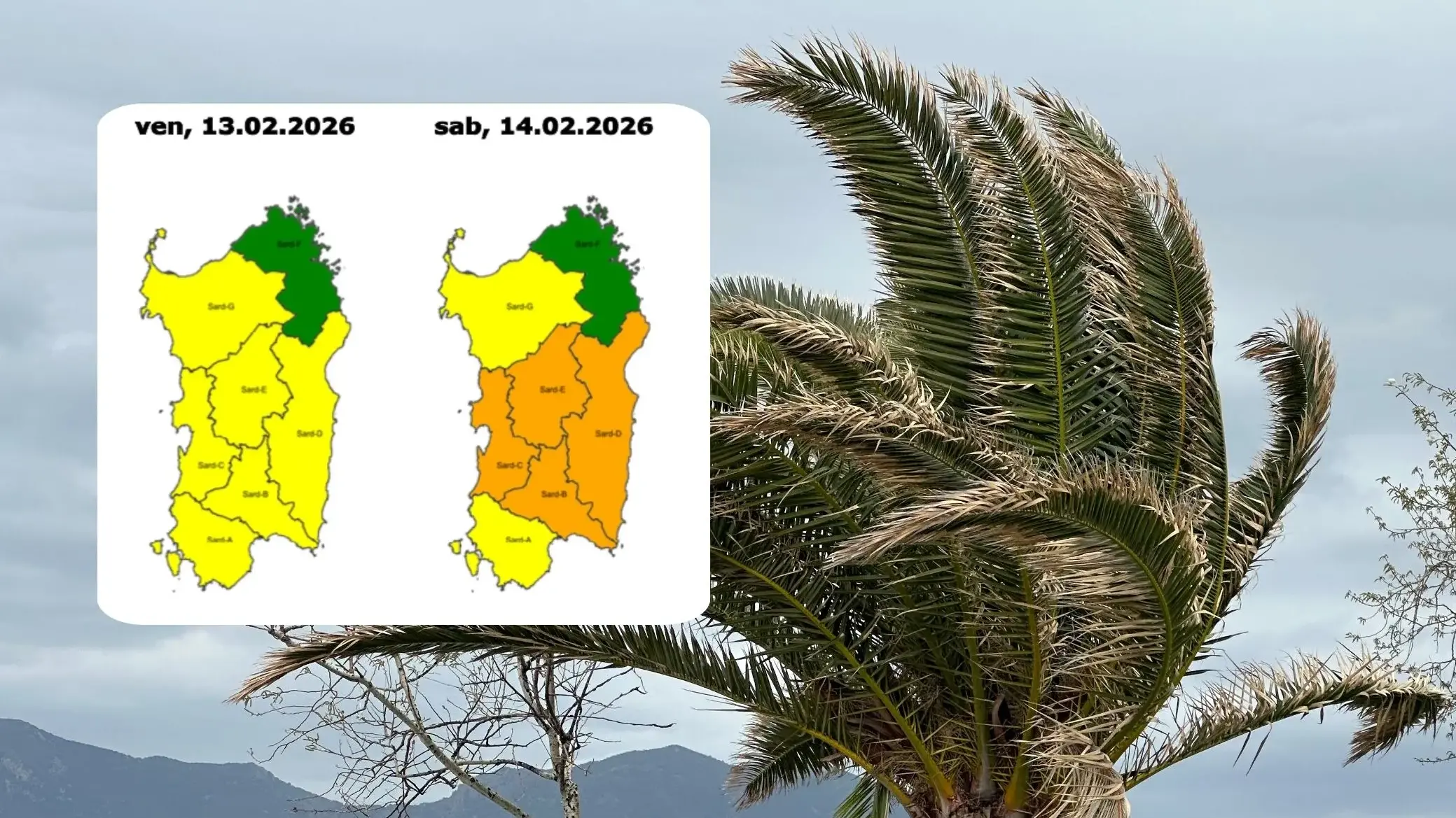 Ancora allerta meteo in Sardegna: in arrivo temporali, venti di burrasca e mareggiate