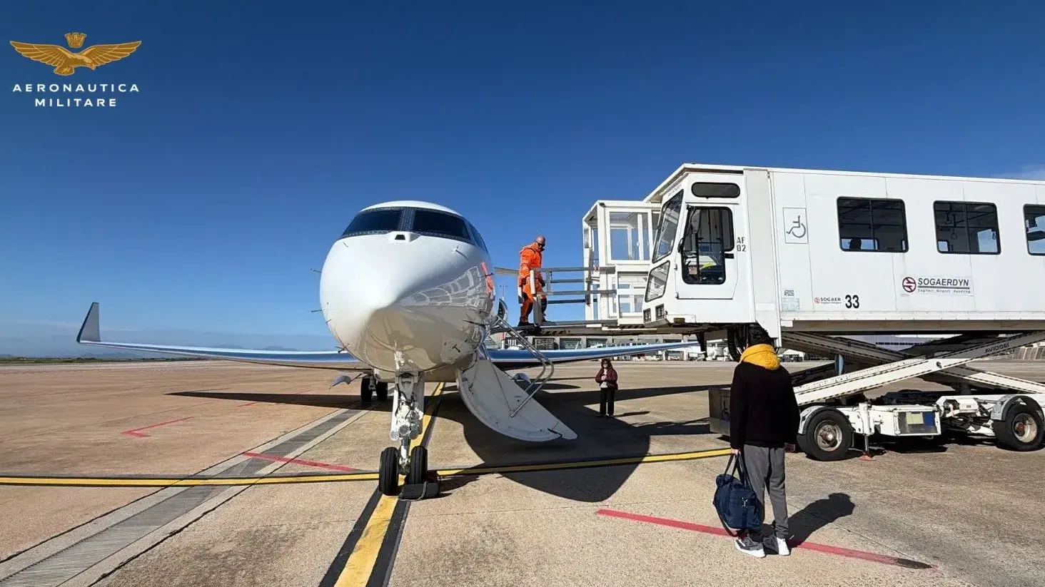 Staffetta salvavita dell’Aeronautica: doppio volo da Cagliari per due neonati