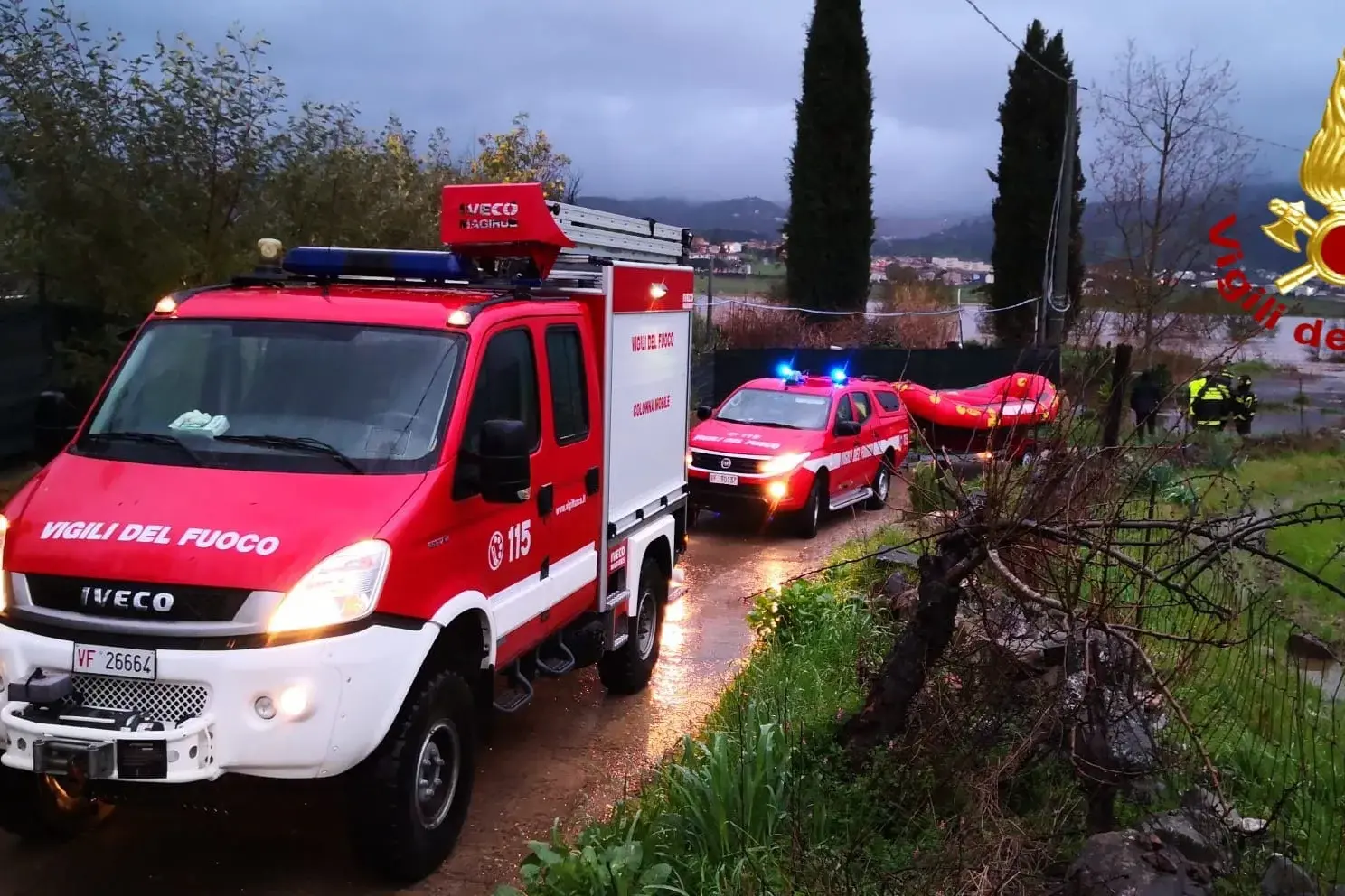 Straripamento Rio Mannu: salvate 12 persone intrappolate, tra cui una neonata, a Ozieri