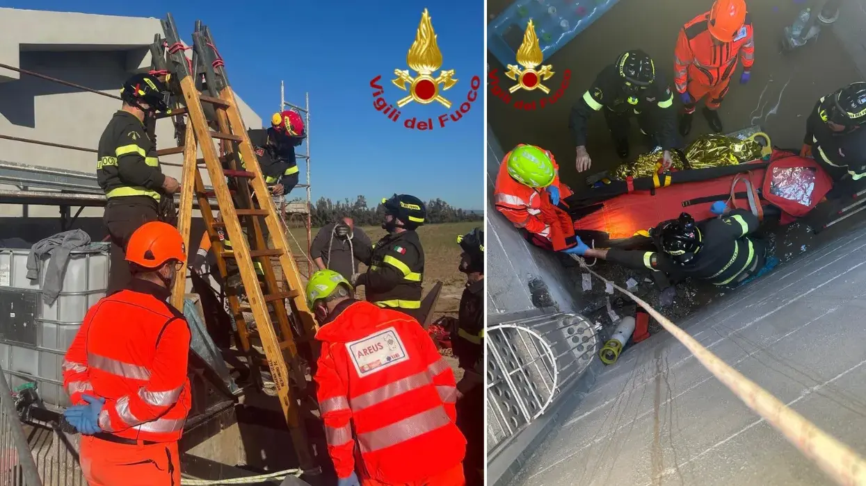 Operaio cade in una cisterna di depurazione a Sorso, è in gravi condizioni