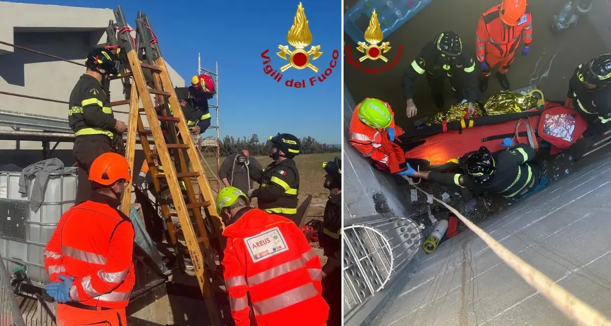 Operaio cade in una cisterna di depurazione a Sorso, è in gravi condizioni