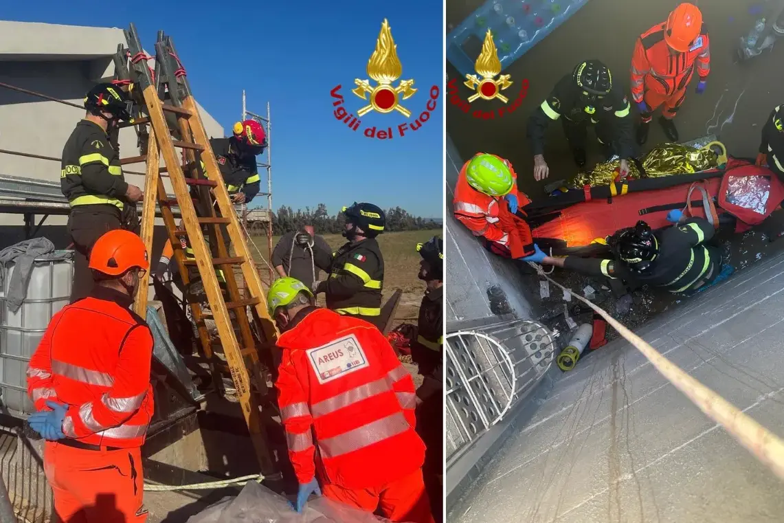 Operaio cade in una cisterna di depurazione a Sorso, è in gravi condizioni