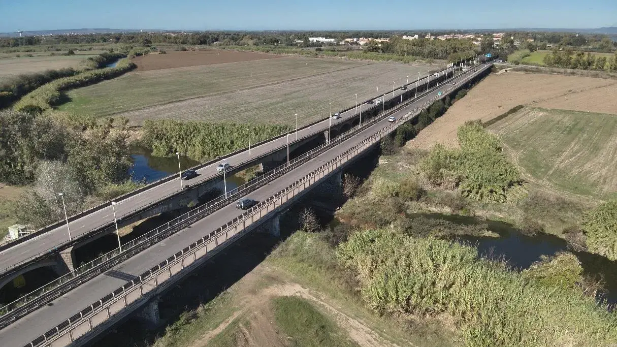 Ponte sul Tirso al buio a Oristano. “La sicurezza di chi viaggia non può attendere”