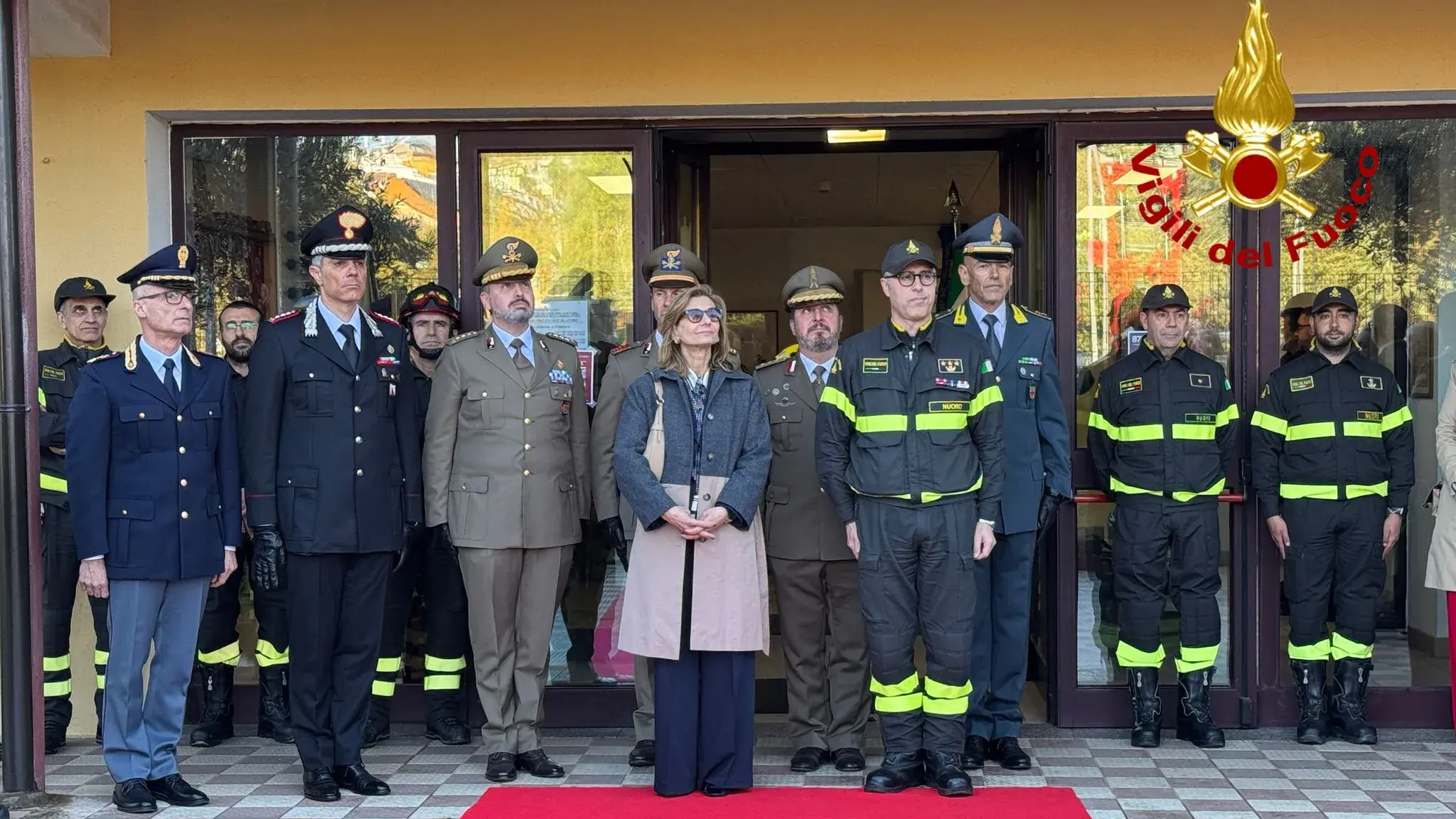Nuoro celebra la prima Festa del Corpo Nazionale dei Vigili del Fuoco