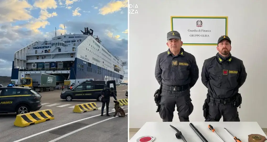 Attrezzi da scasso nascosti nel cruscotto: denunciato 26enne allo sbarco dal traghetto a Olbia