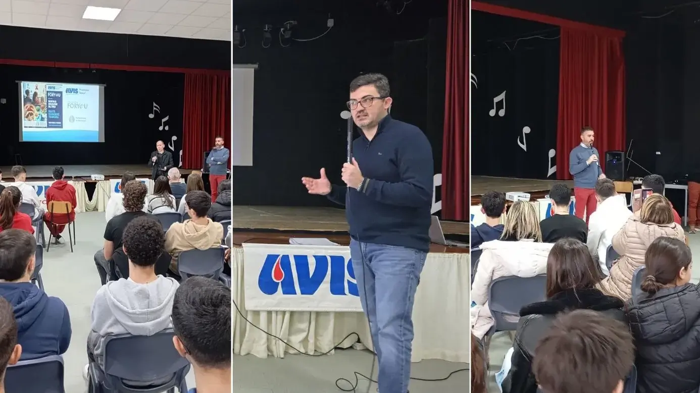 Avis Provinciale Sassari, prevenzione tra i giovani: incontro con gli studenti al Paglietti di Porto Torres