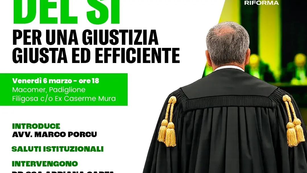 Riforma della giustizia: esperti a confronto a Macomer