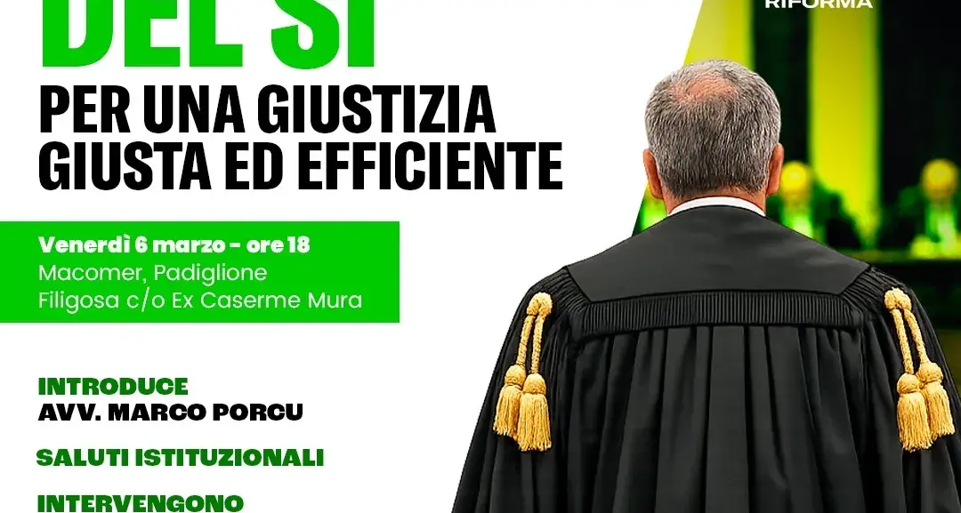 Riforma della giustizia: esperti a confronto a Macomer