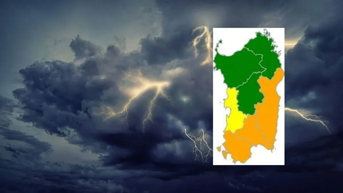 Maltempo in Sardegna: allerta arancione in diverse aree