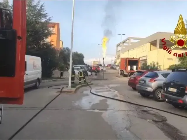 Sassari. Perdita di GPL da un bombolone a Li Punti: intervento dei Vigili del fuoco