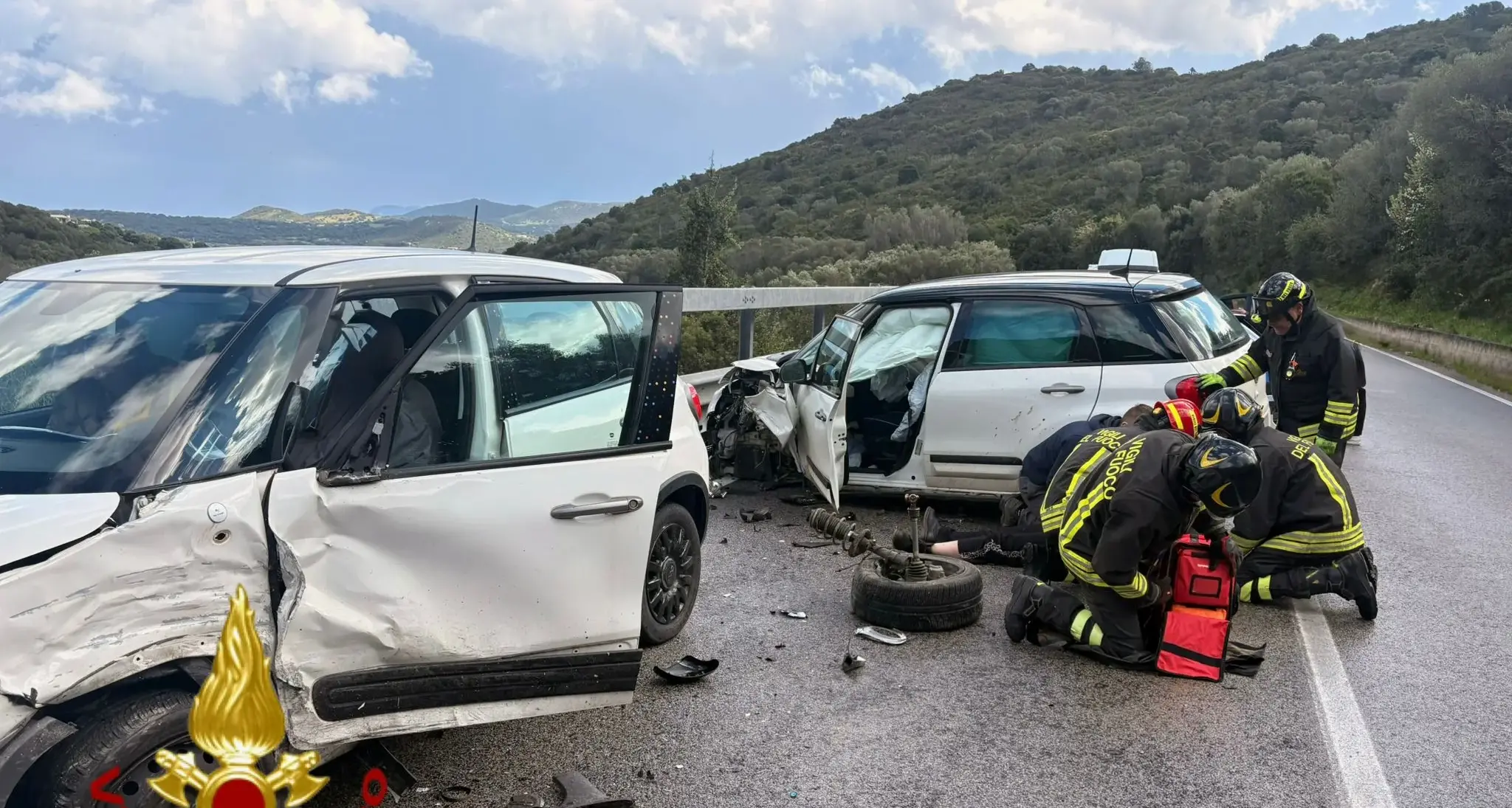 Incidente sulla Olbia-Arzachena: traffico rallentato e tre persone ferite