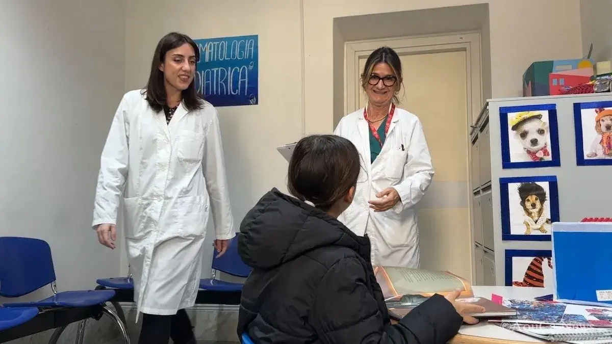 Nuova sala d'attesa nell'ambulatorio di dermatologia pediatrica del S.Giovanni di Dio