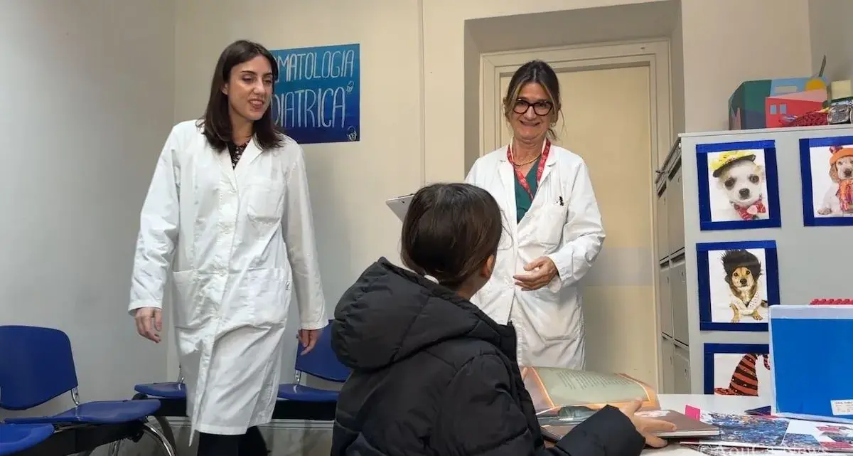 Nuova sala d'attesa nell'ambulatorio di dermatologia pediatrica del S.Giovanni di Dio