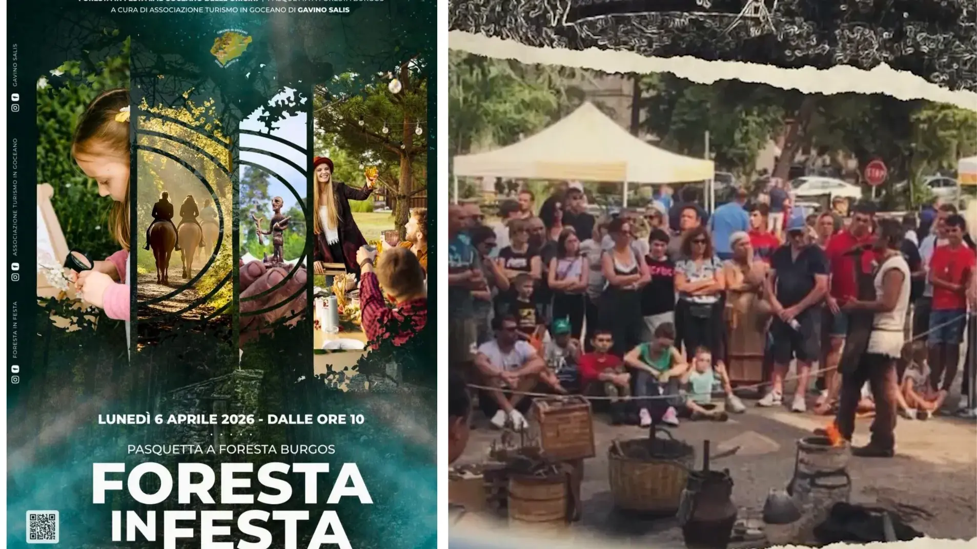 La Pasquetta si vive a Foresta Burgos, tra tradizione, natura e laboratori | Il programma