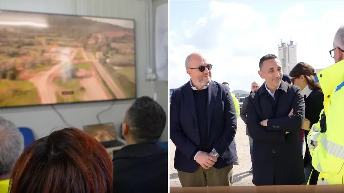 Sopralluogo sul cantiere della strada Sassari-Alghero. “Lavori al 52%”