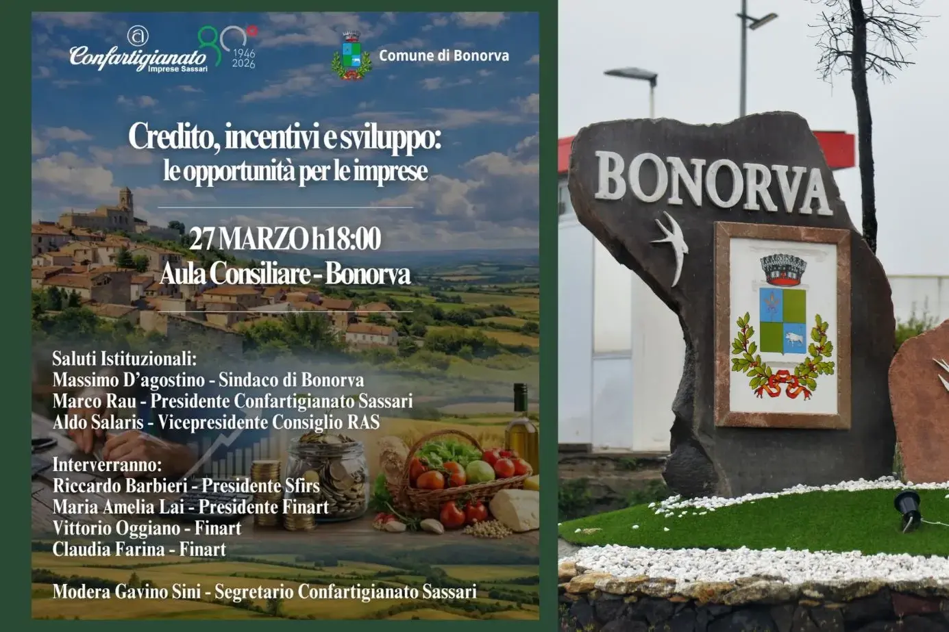 Confartigianato Sassari: un evento a Bonorva per sostenere le imprese locali