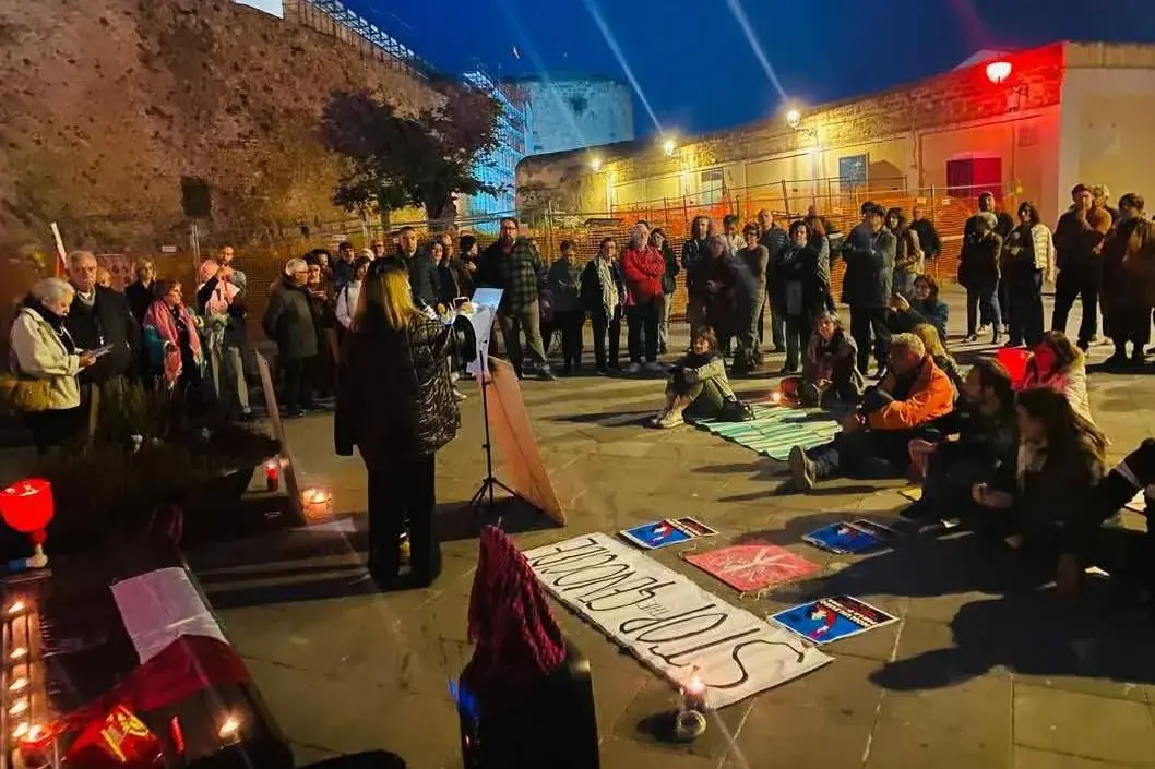 Presidio per la Palestina in occasione della Settimana Santa ad Alghero