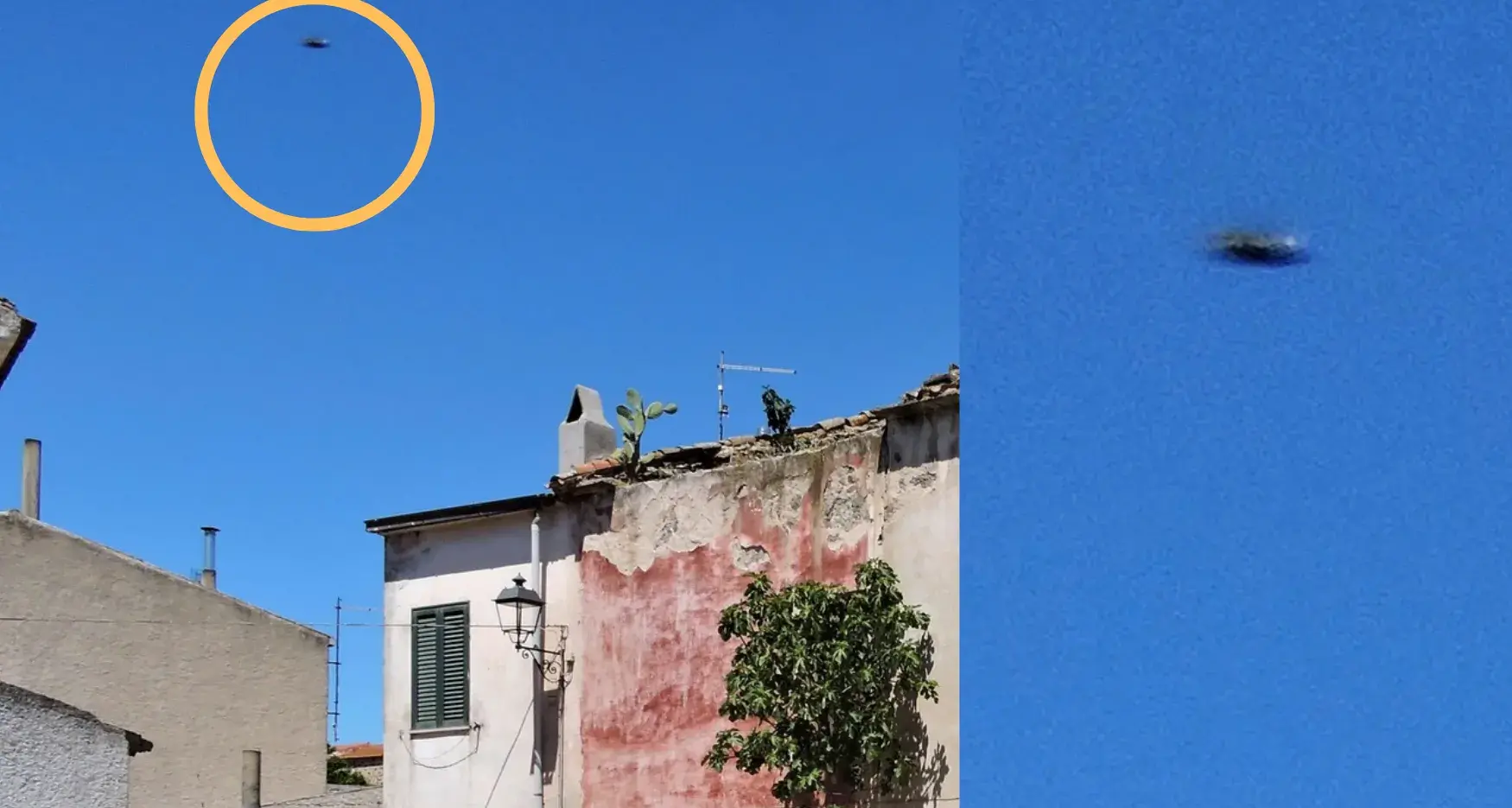 Un Ufo nei cieli di Oschiri: \"Ho fotografato un disco volante, il nostro territorio li attira\"