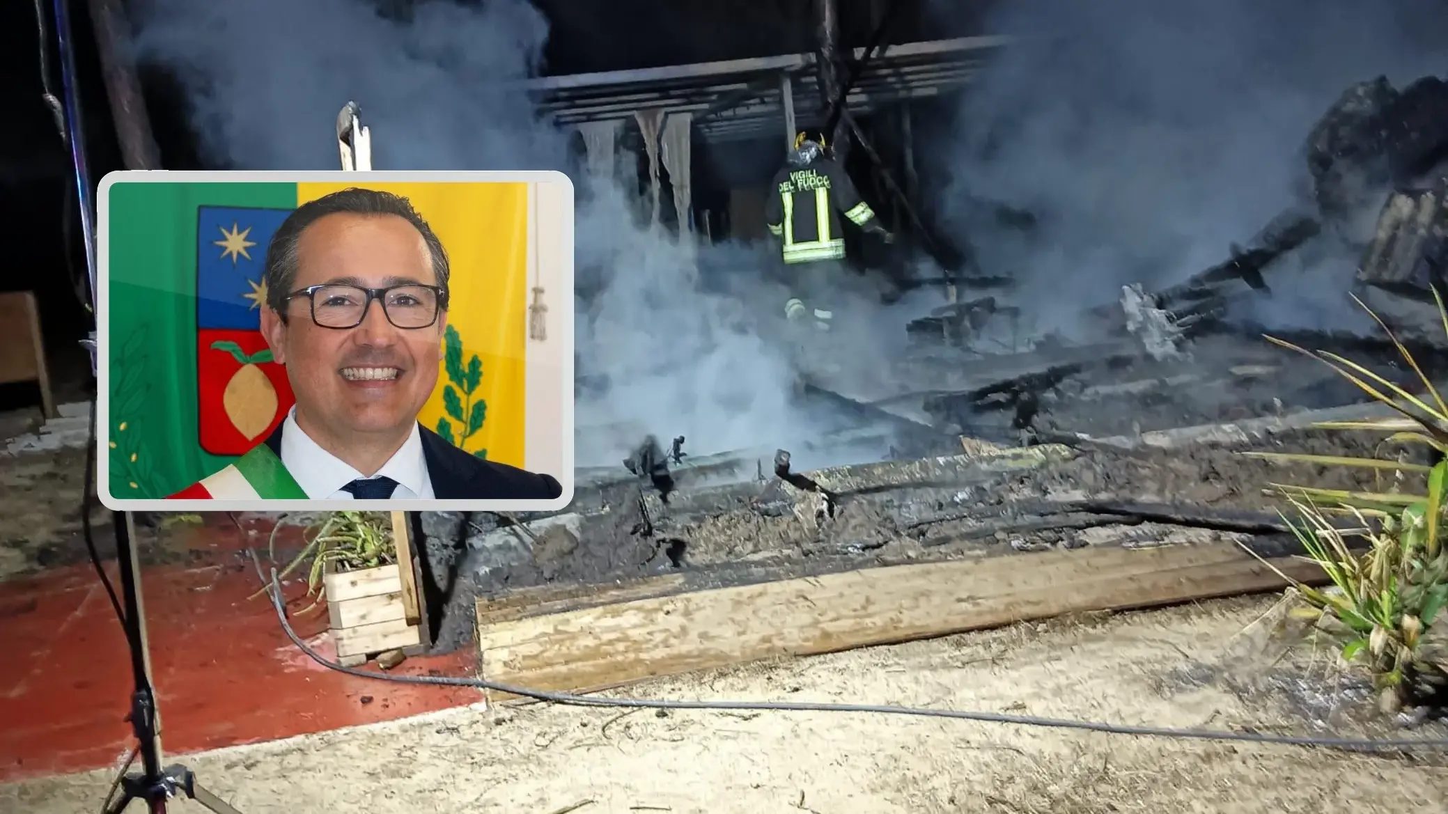 Lotzorai. Chiosco distrutto dalle fiamme, il sindaco lancia una raccolta fondi: comunità attorno alla famiglia